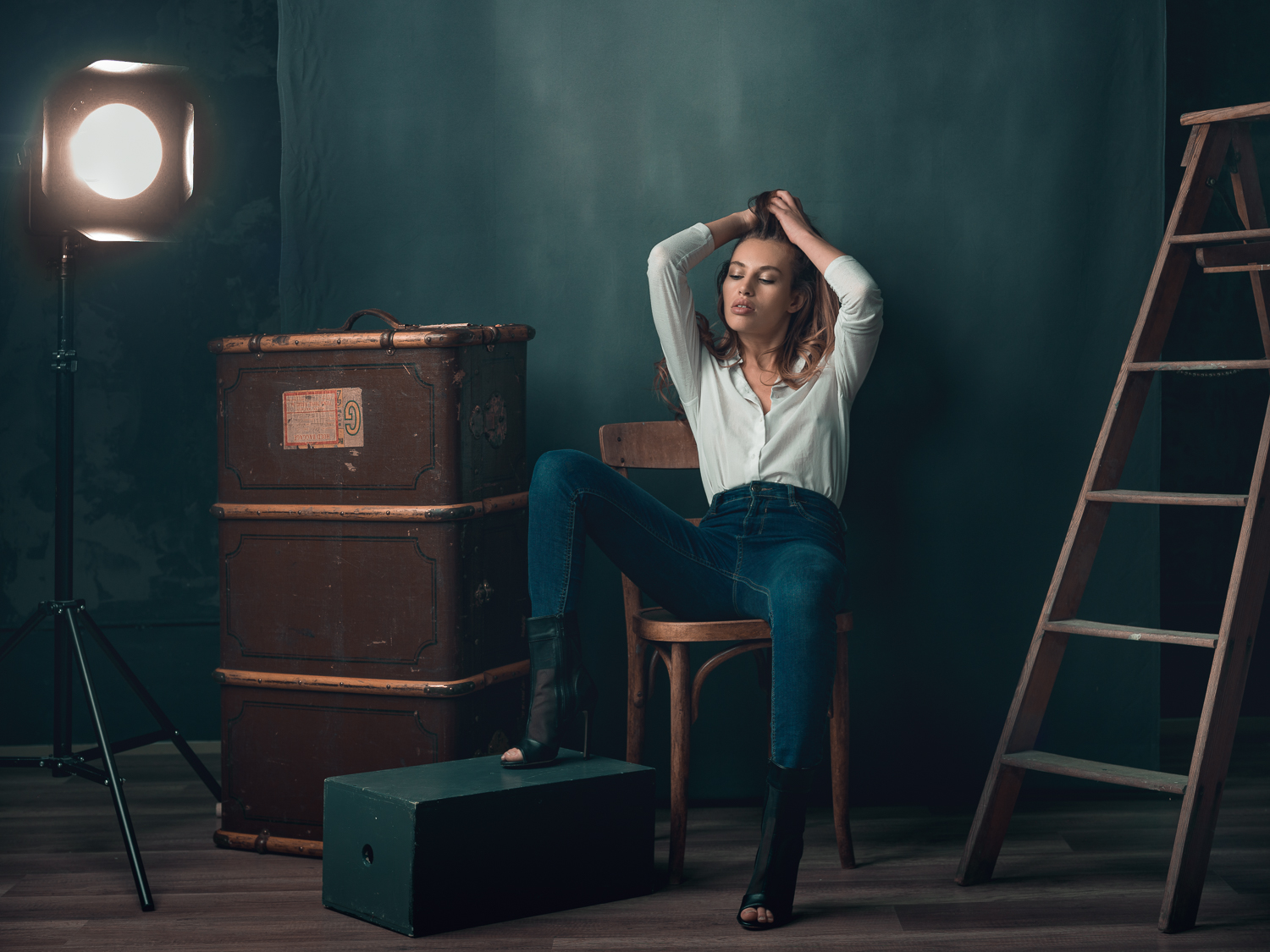 Katia in the PICZ studio